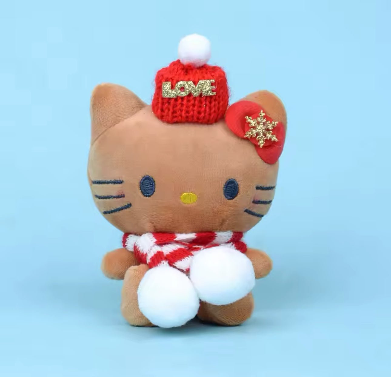 Sanrio Hello Kitty Holiday Mini Plushie with Hair Scrunchie - OVERRATED