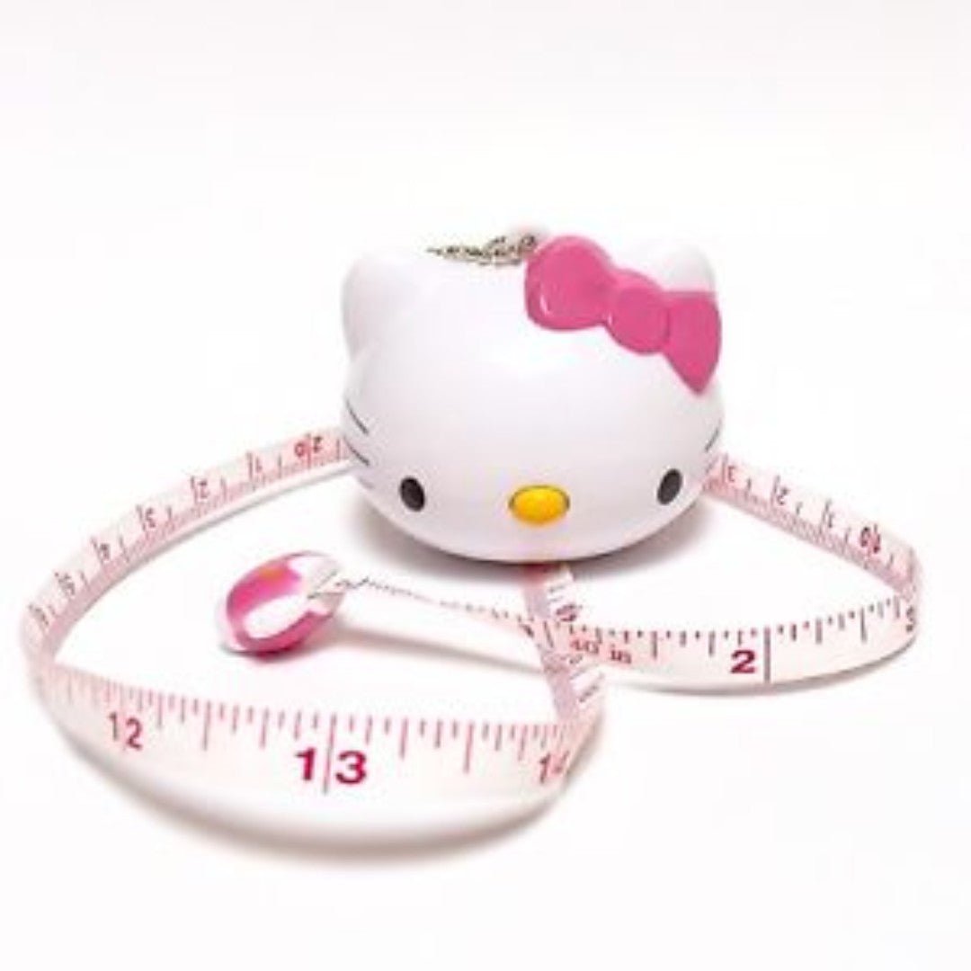 Sanrio Hello Kitty Kawaii Measuring Tape Keychain - OVERRATED