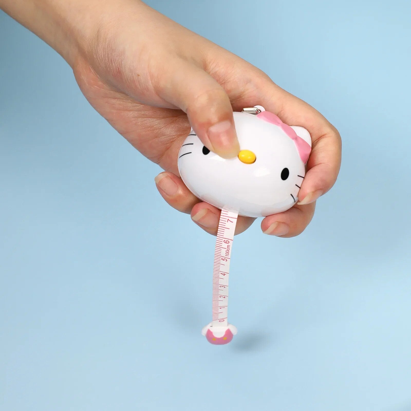 Sanrio Hello Kitty Kawaii Measuring Tape Keychain - OVERRATED