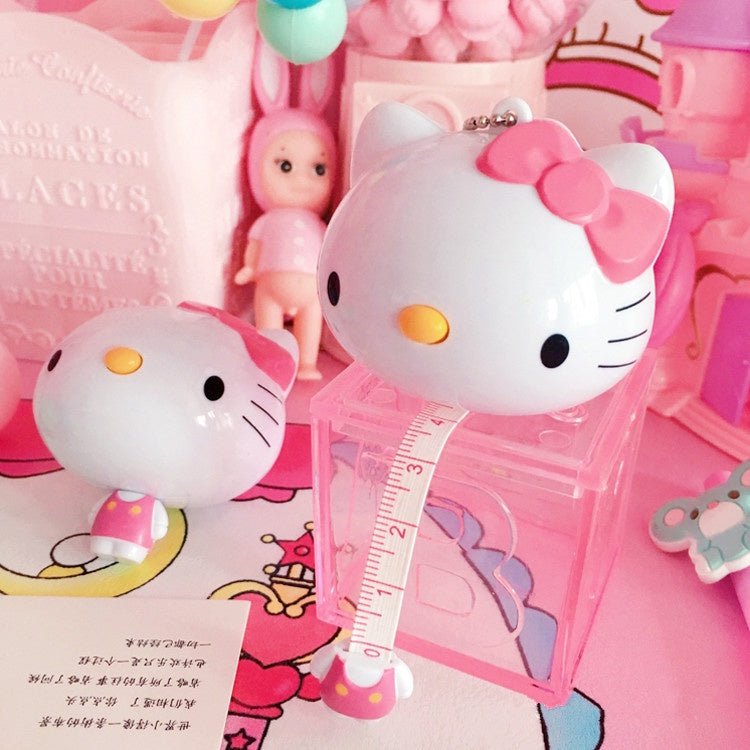 Sanrio Hello Kitty Kawaii Measuring Tape Keychain - OVERRATED