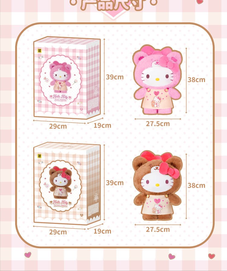 Sanrio Hello Kitty Peach Caramel Pajama Plush - OVERRATED