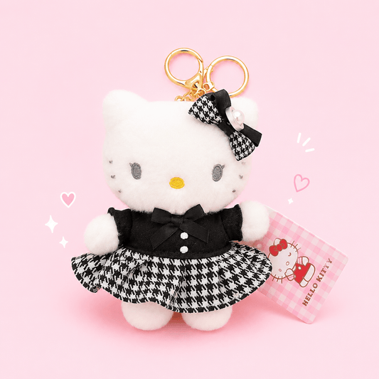 Sanrio Hello Kitty Seoul Style Plush Keychain - OVERRATED