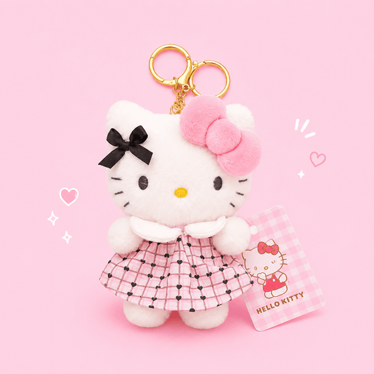 Sanrio Hello Kitty Sweet Ribbon Plush Keychain - OVERRATED