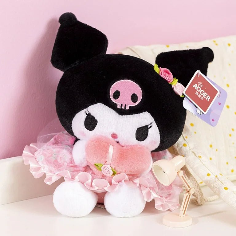 Sanrio Kawaii Kuromi Heart Love Series Plushie - OVERRATED