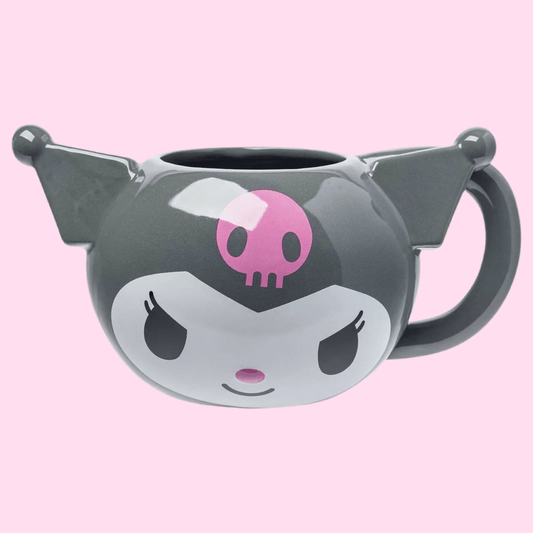 Sanrio Kuromi Ceramic 3D Sculpted Mug - OVERRATED
