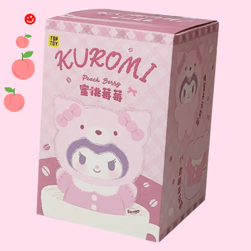 Sanrio Kuromi Peach Berry Cute Doll - OVERRATED