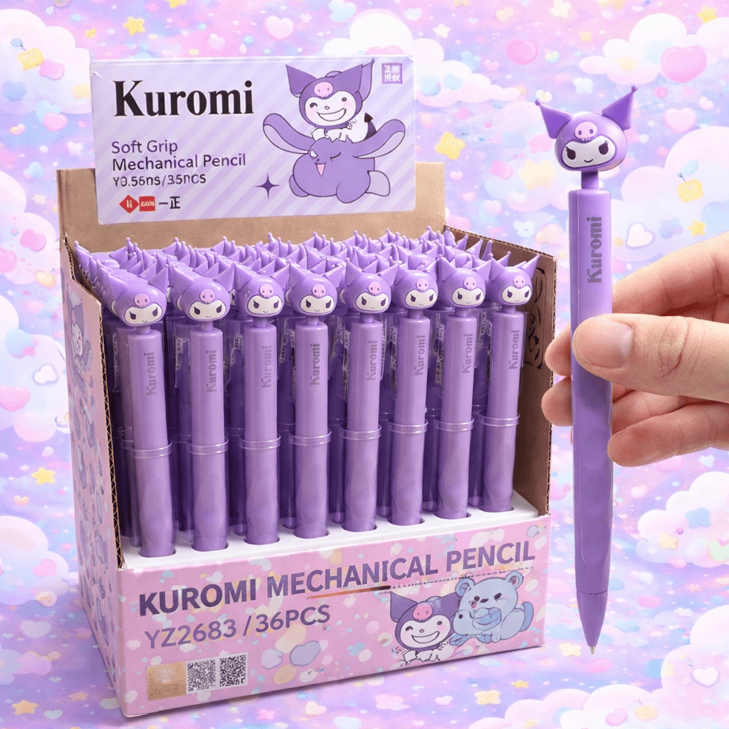 Sanrio Kuromi Soft Grip Mechanical Pencil - OVERRATED