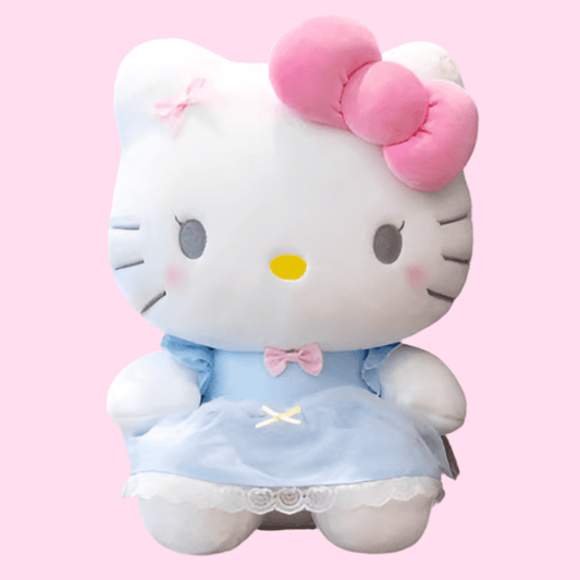 Sanrio Official Hello Kitty Dreamy Blue Dress Plushie - OVERRATED