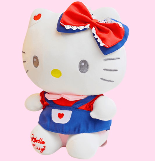 Sanrio Official Hello Kitty Sweetheart Overalls Plushie - OVERRATED
