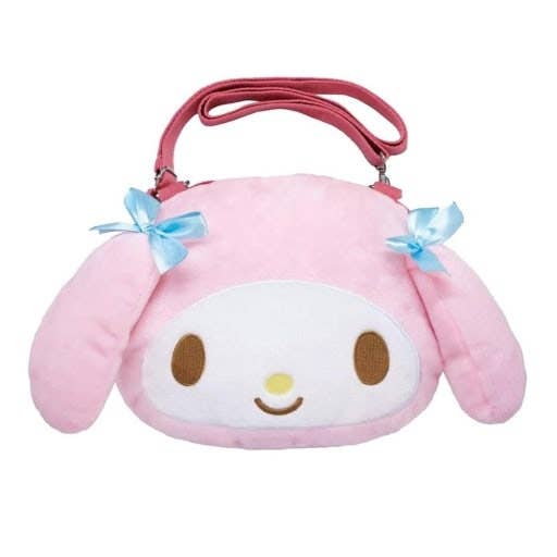 Sanrio Plush Face Crossbody Bag Ver.2: Cinnamoroll - OVERRATED