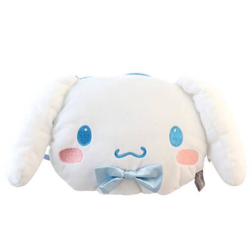 Sanrio Plush Face Crossbody Bag Ver.2: Cinnamoroll - OVERRATED