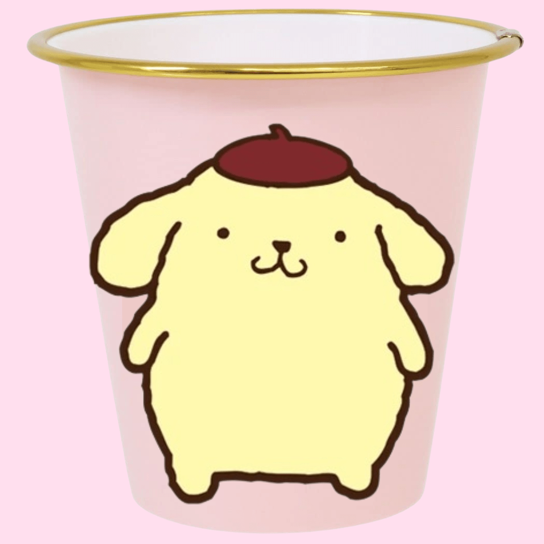 Sanrio Pompompurin Desk Organizer / Dust Bin - OVERRATED