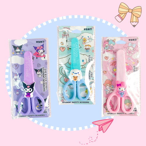 Sanrio Student Safety Scissors – My Melody, Cinnamoroll, Kuromi Kawaii Craft Scissors - OVERRATED