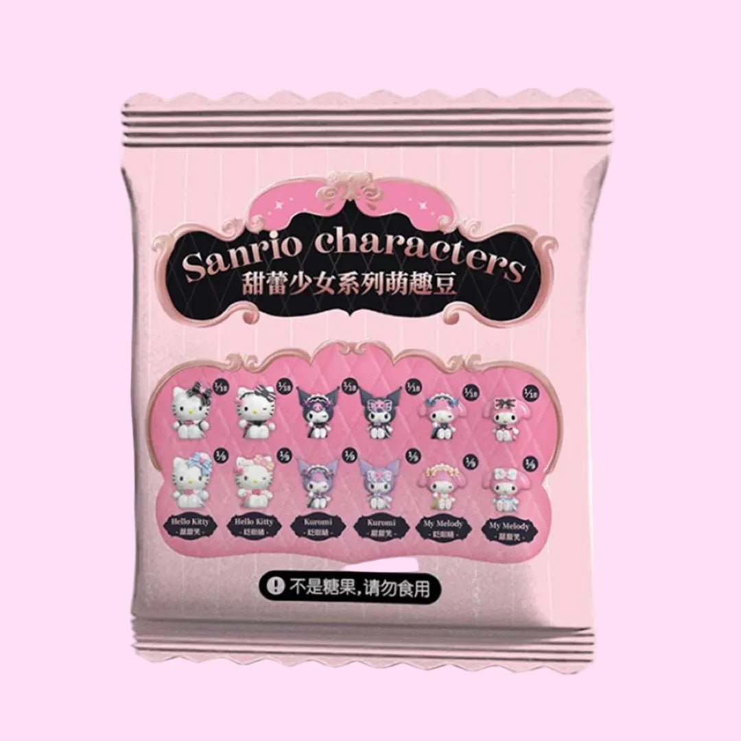 Sanrio blind bag figures Sweet Girl series with Hello Kitty Kuromi pastel kawaii collectible - Overrated Korean Beauty & More