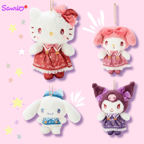 Sanrio Twinkle Starry Night Plush Mascot Keychain - OVERRATED