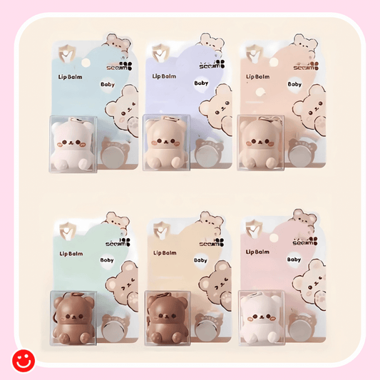 Seejim Baby Bear Lip Balm Keychain - OVERRATED