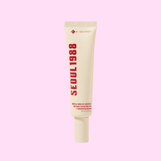 SEOUL1988 retinal eye cream Liposome 4% Fermented Bean product tube front - Overrated Korean Beauty & More