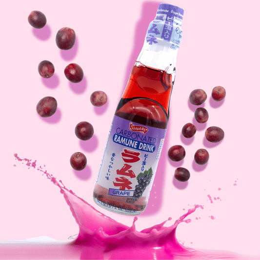 Shirakiku Grape Ramuné, Premium Carbonated Soft Drink - OVERRATED