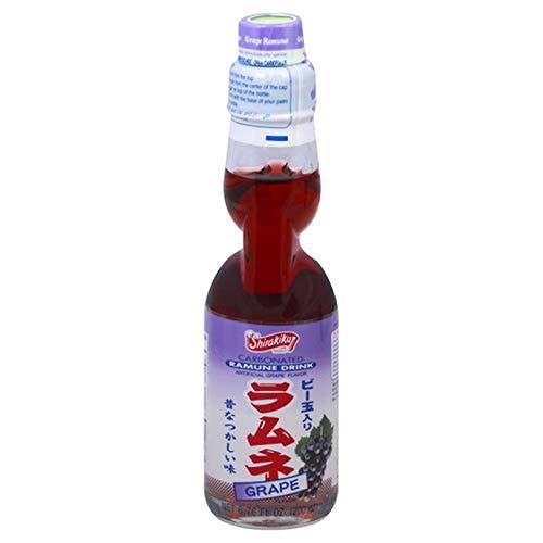 Shirakiku Grape Ramuné, Premium Carbonated Soft Drink - OVERRATED