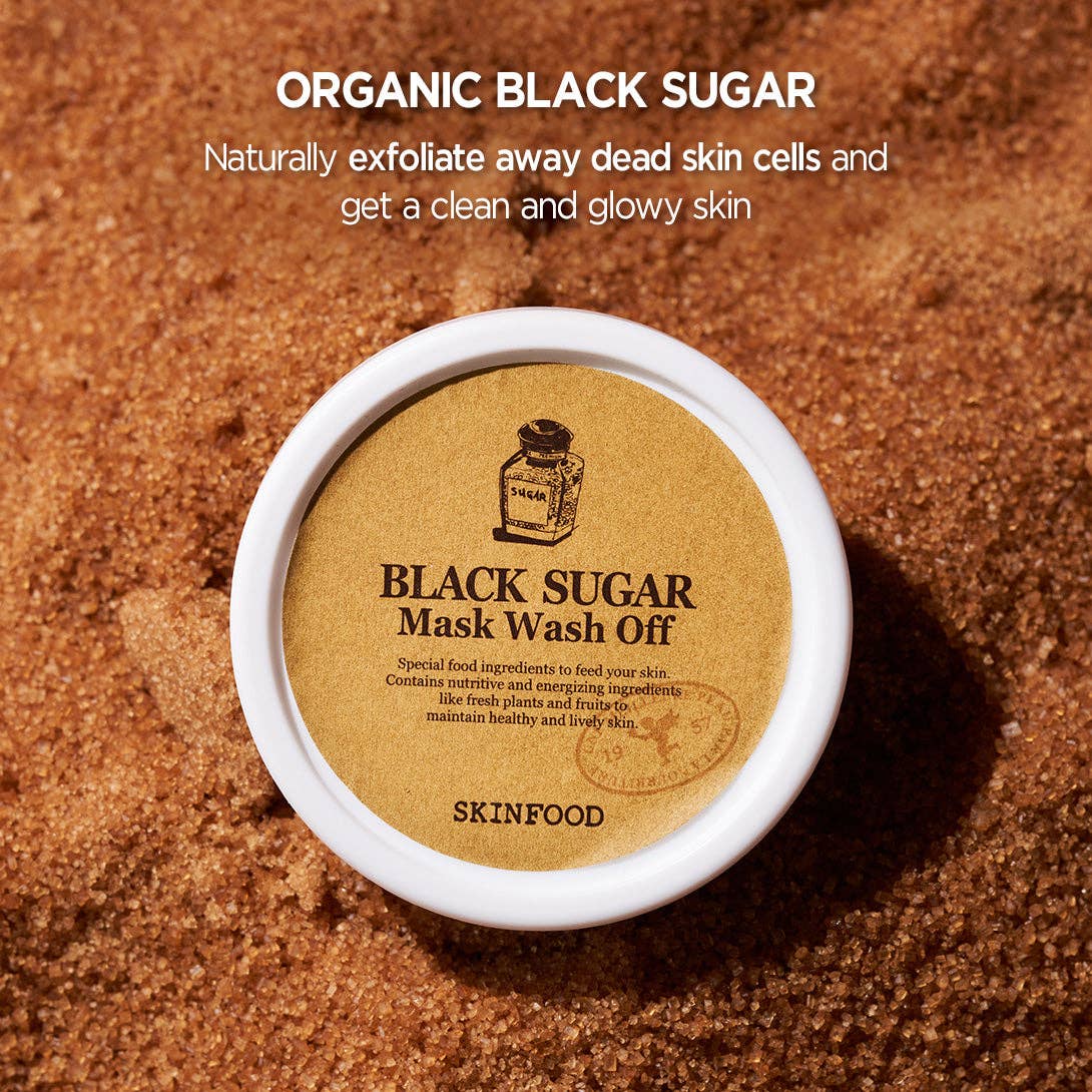 SKINFOOD Black Sugar Mask Wash Off 100g - OVERRATED