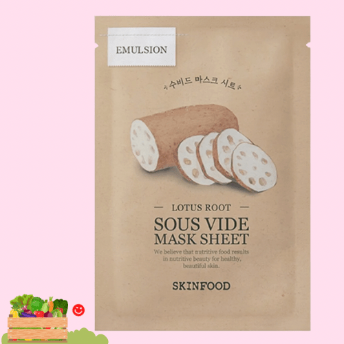 SKINFOOD Sous Vide Lotus Root Mask Sheet - OVERRATED