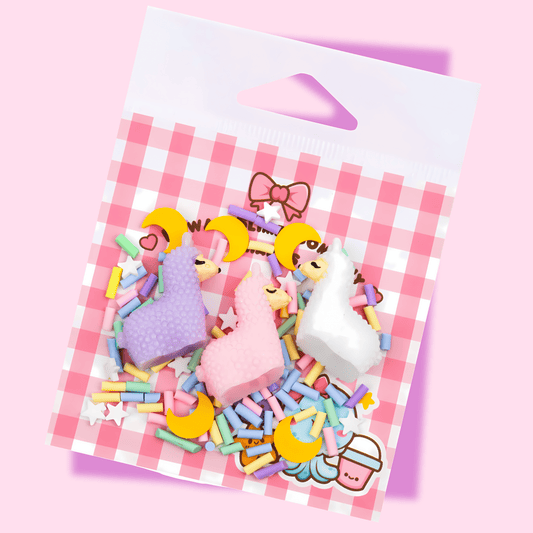 Slime Topper Dreamy Llama Slime Toppings Charm Bag - OVERRATED