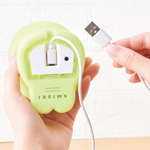 Smiski touch light glowing in low brightness mode warm soft kawaii room lighting - Overrated Korean Beauty & More