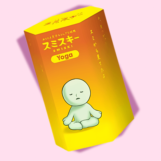 Smiski blind box Yoga Series glow in the dark figure box packaging - Overrated Korean Beauty & More