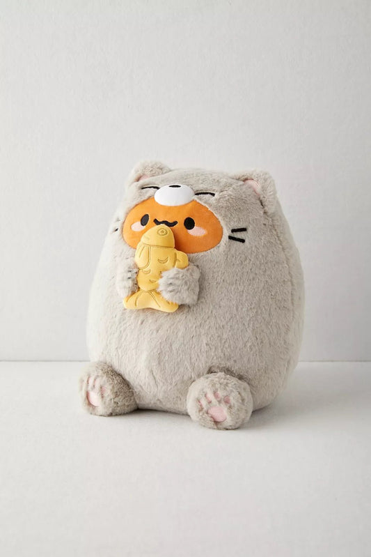 Smoko Gray Cat Tayto Plushie - OVERRATED