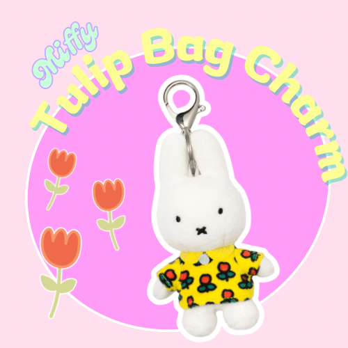SMOKO Miffy Tulip Bag Charm Keychain - OVERRATED