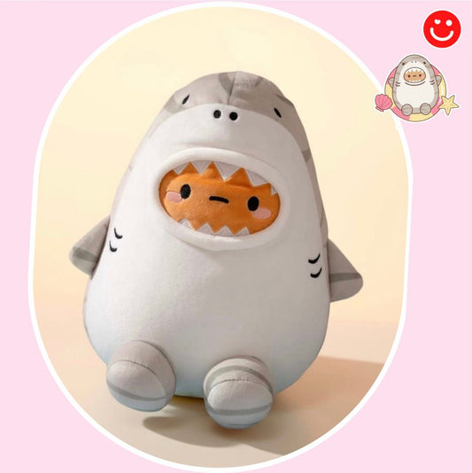 Smoko Tiger Shark Tayto Potato Midi Mochi Plushie - OVERRATED