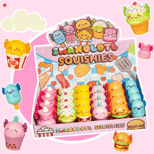 Snaxolotl Mini Squishy Sensory Toy - OVERRATED