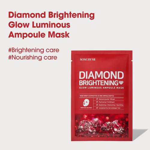 Somebymi Diamond Brighting Glow Luminous Ampoule Mask - OVERRATED