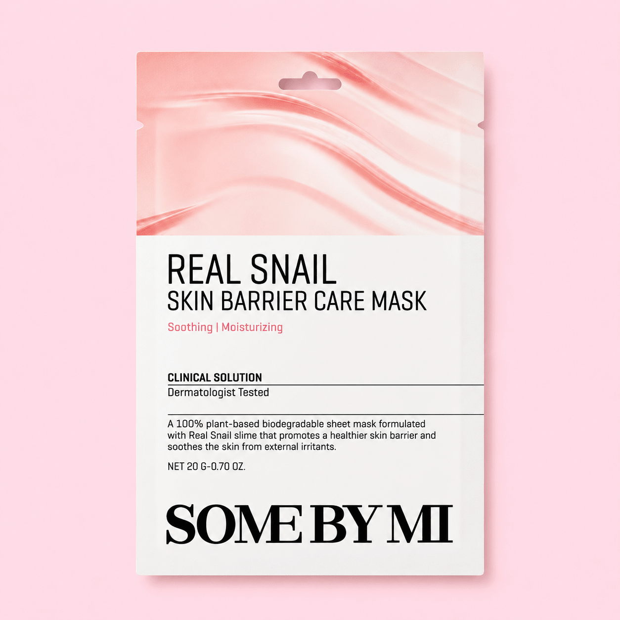 Somebymi Real Snail Skin Barrier Care Mask - OVERRATED