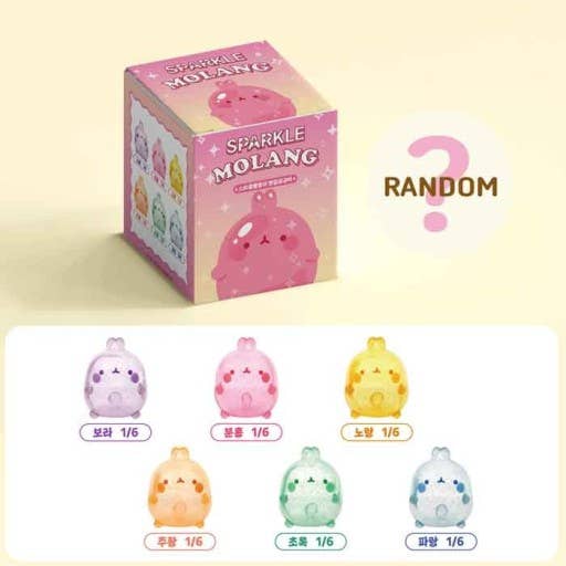 Sparkle Molang Random Figure – Cute Glitter Edition - OVERRATED
