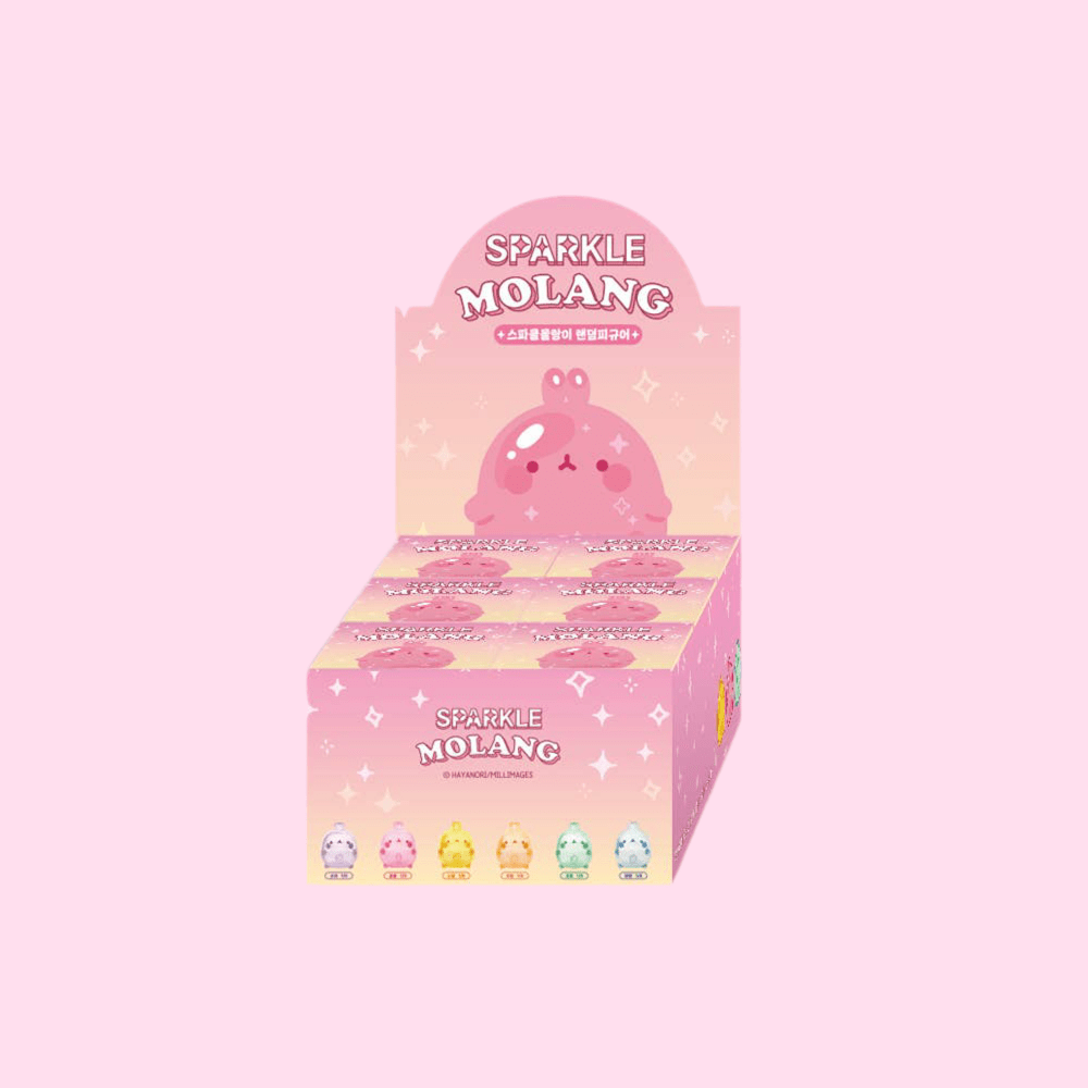 Sparkle Molang Random Figure – Cute Glitter Edition - OVERRATED