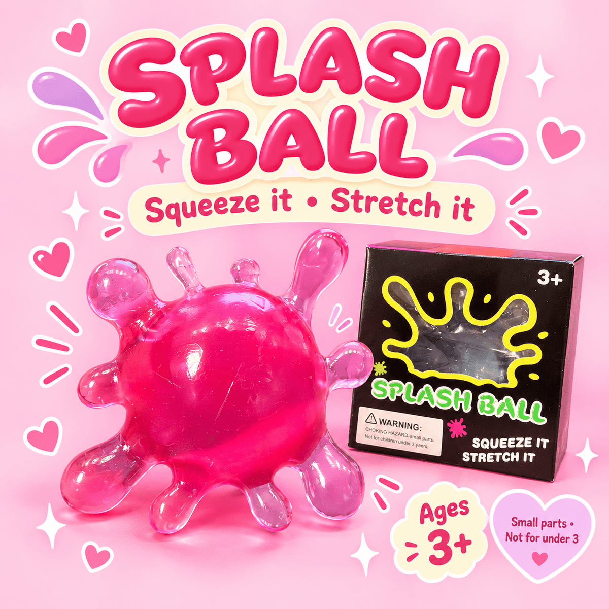 Splash Ball Stretchy Sensory Toy - OVERRATED