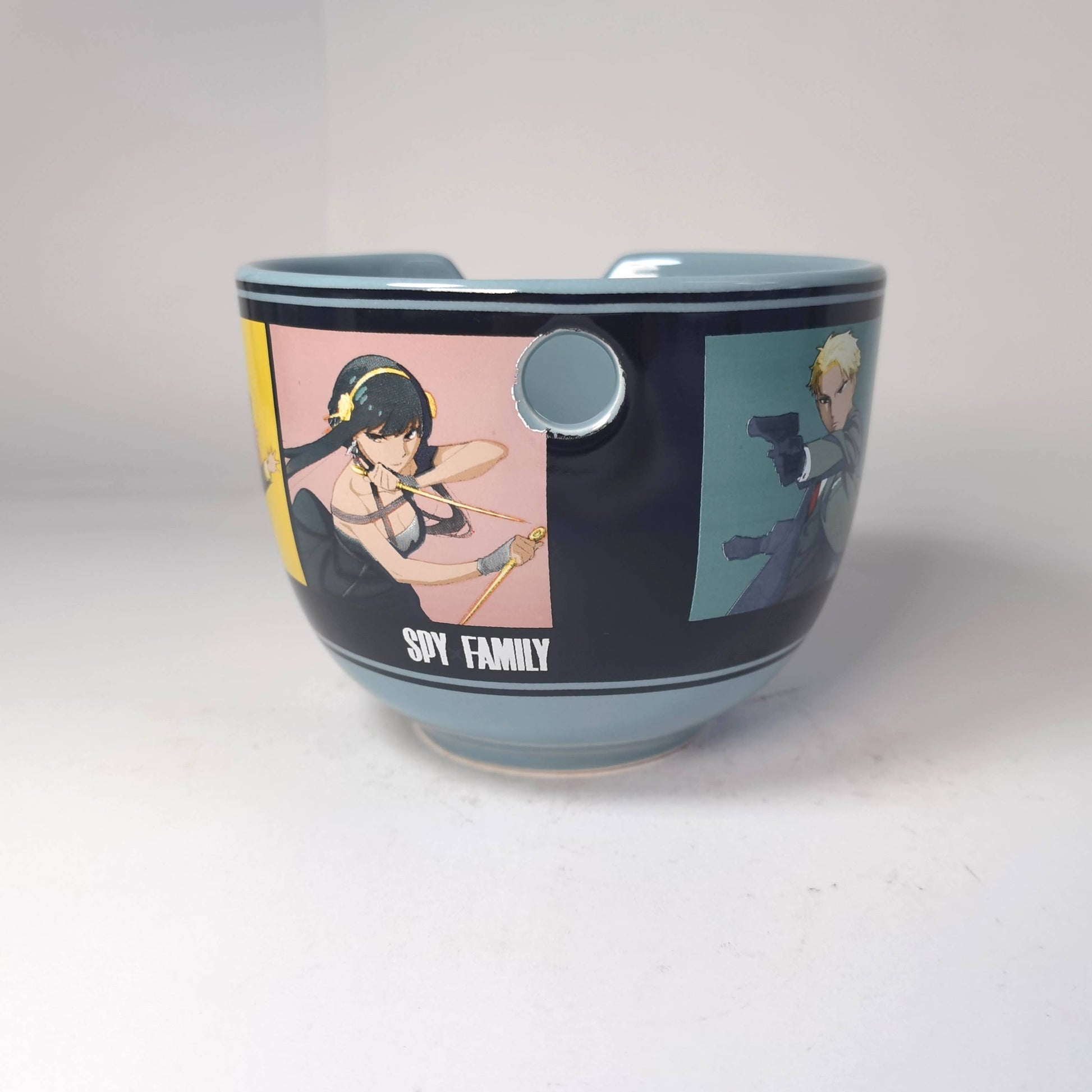 Spy X Family Color Blocks Grid 20oz Ceramic Ramen Bowl - OVERRATED