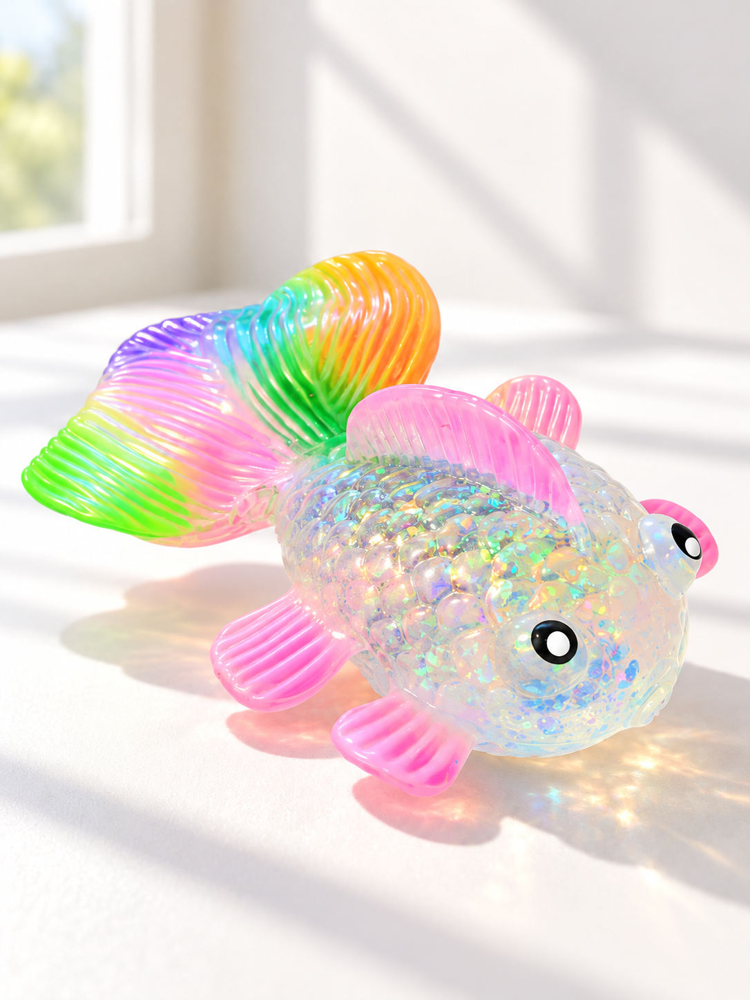 Squeezy Goldfish Squishy – Color Options - OVERRATED