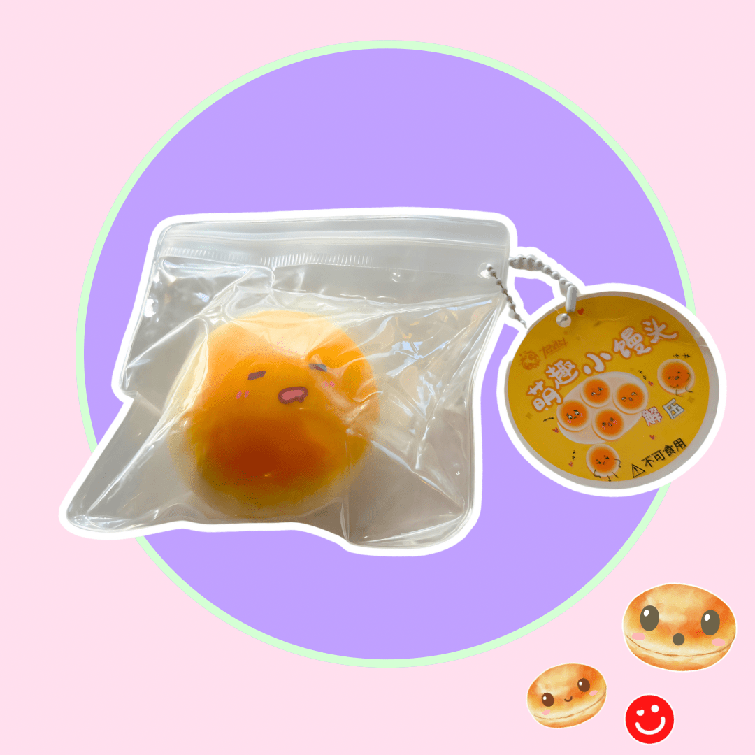 Squishy Bao Buddy Sleepy Citrus Sensory Toy - OVERRATED