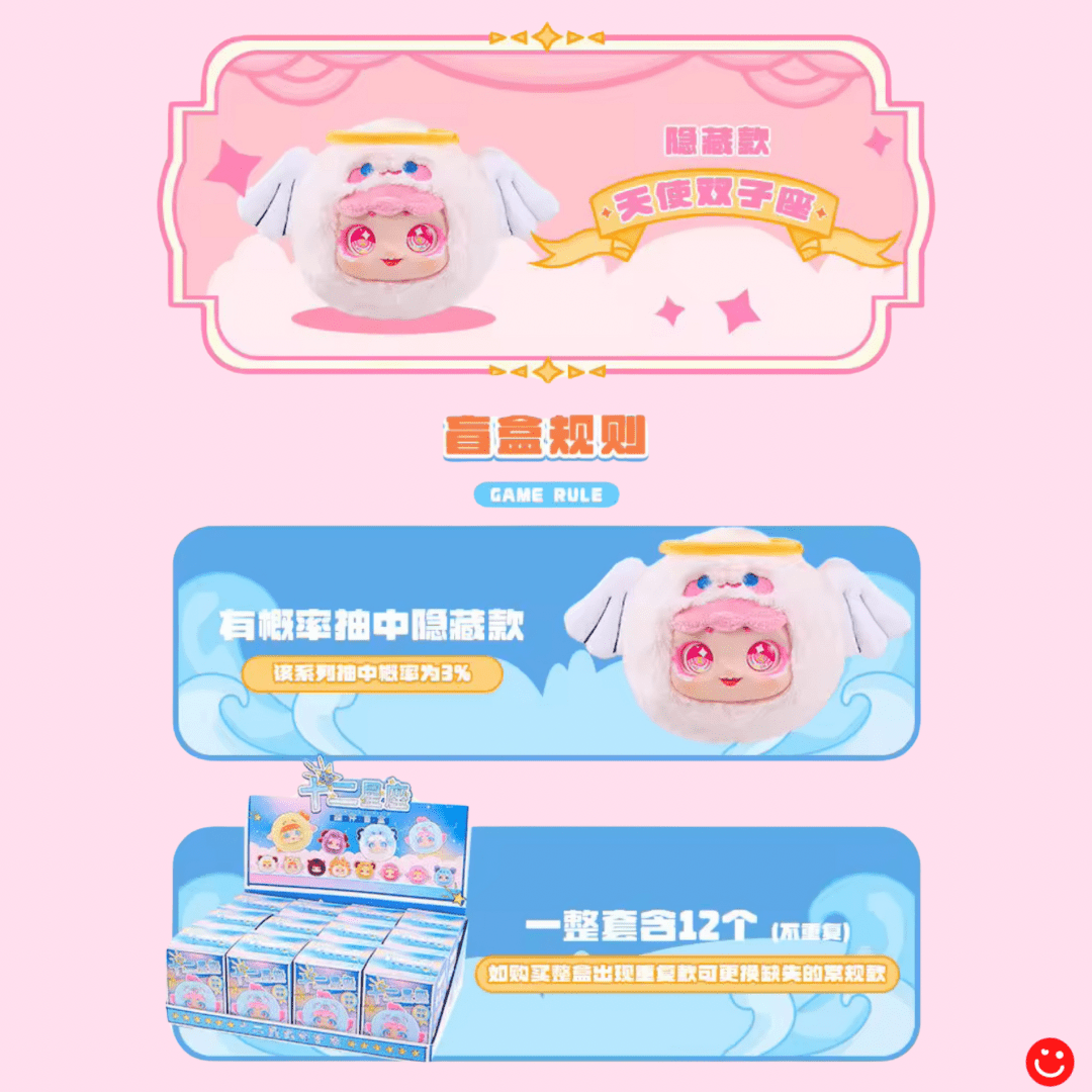 十二星座 Starry Zodiac Cuties Zipper Bag Mystery Blind Box - OVERRATED