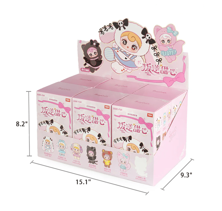 SUNYCOCO Sweet Rebel Series Plush Blind Box - OVERRATED