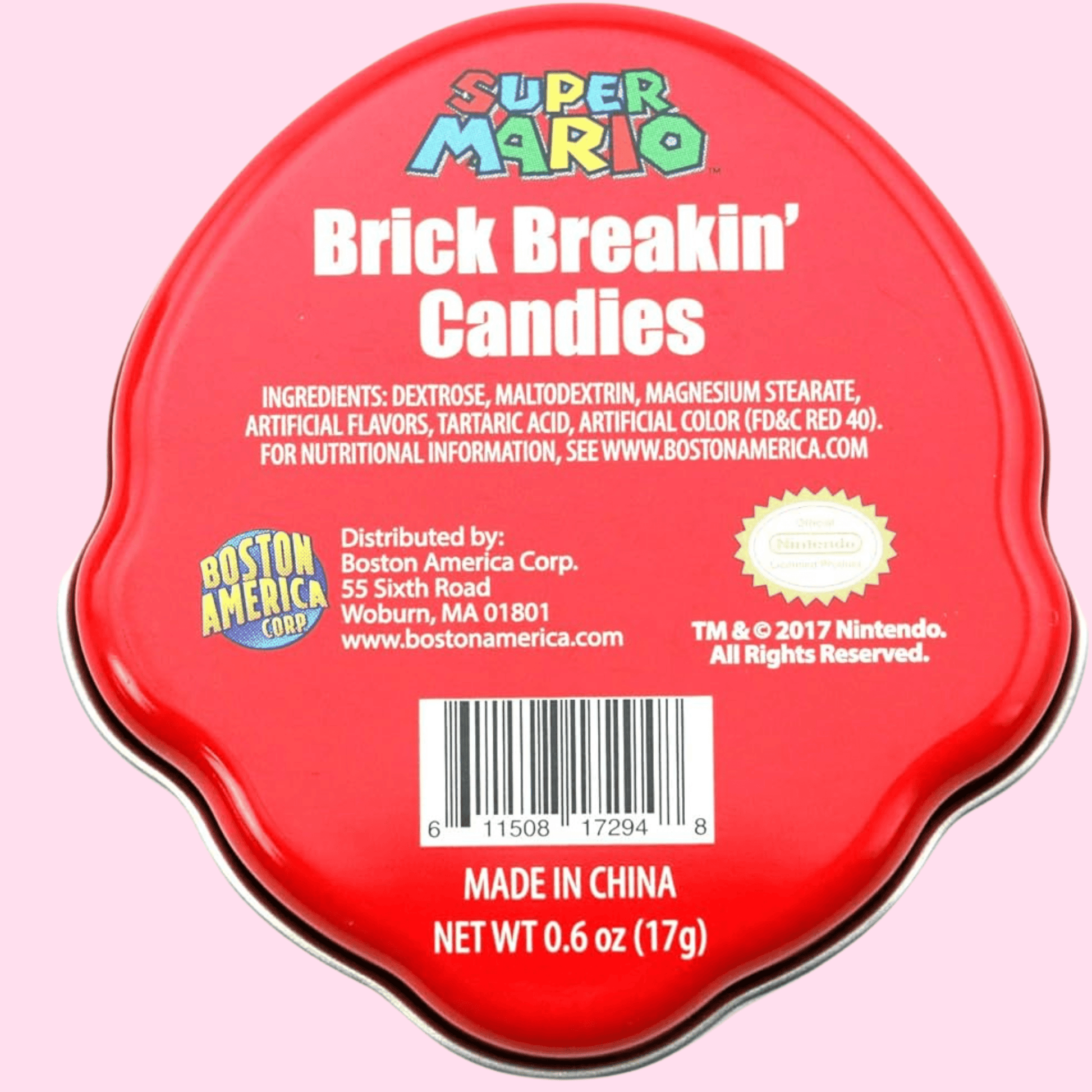 Super Mario Brick Breakin' Cherry Candy Tin - OVERRATED