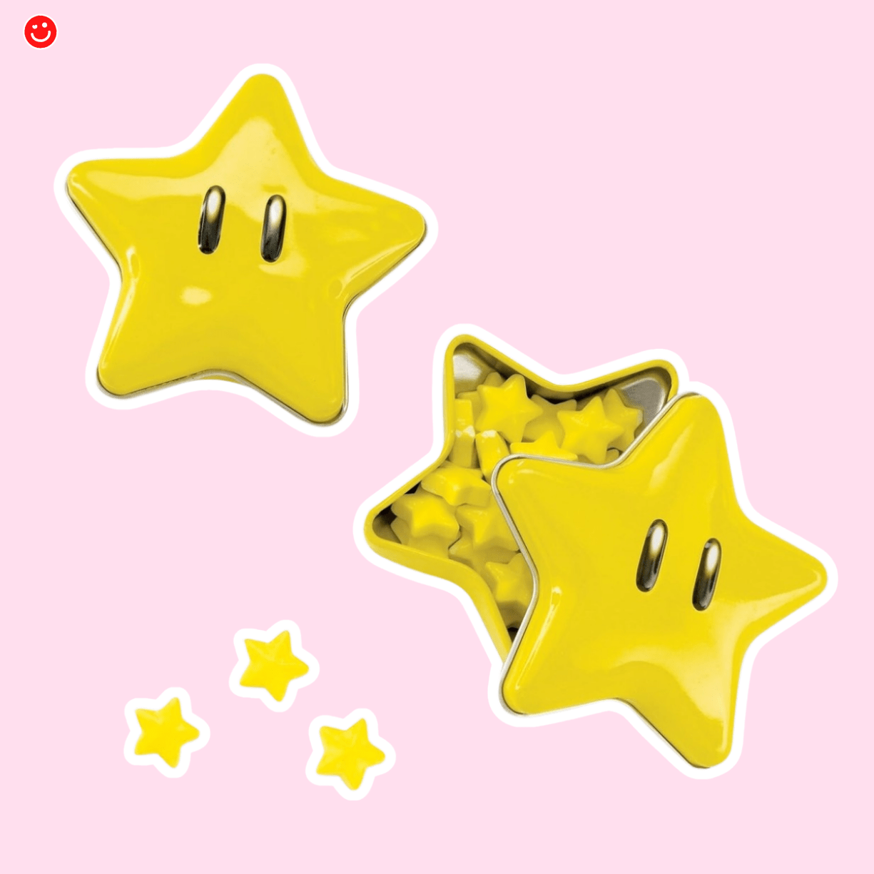 Super Mario candy tin star shaped sweets novelty Nintendo candy - Overrated Korean Beauty & More