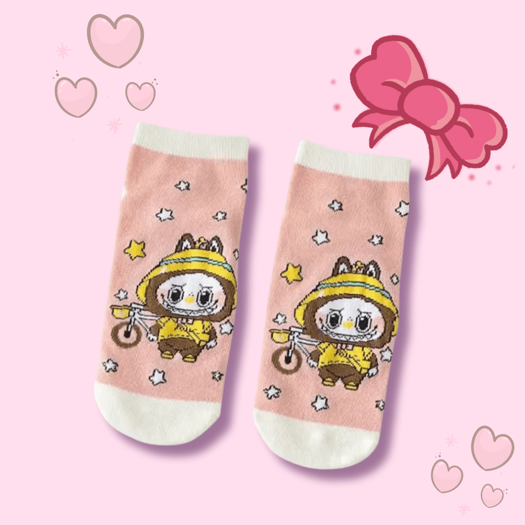 The Monsters Labubu Cotton Ankle Sock - OVERRATED