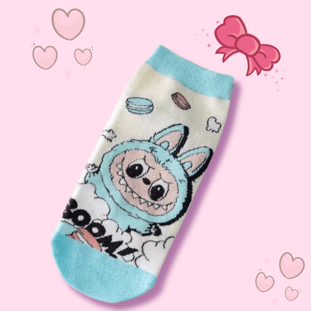 The Monsters Labubu Cotton Ankle Sock - OVERRATED