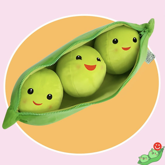 Three Kawaii Peas in a Plush Pod - OVERRATED