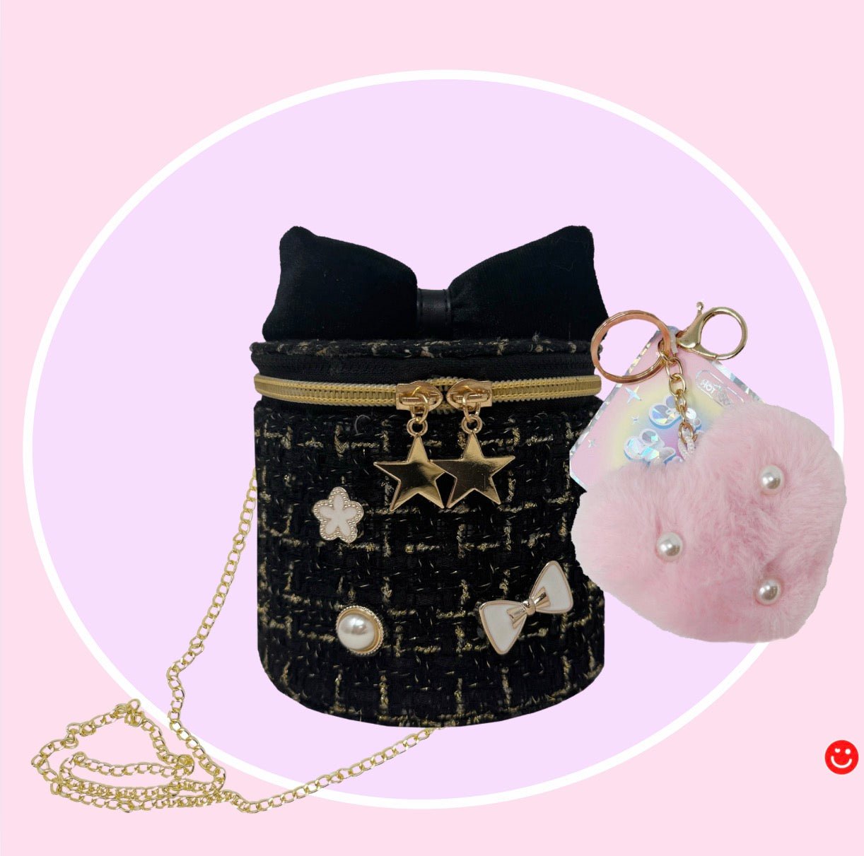 Tiny Mini Fashion Bag with Keychain, Good Day - OVERRATED