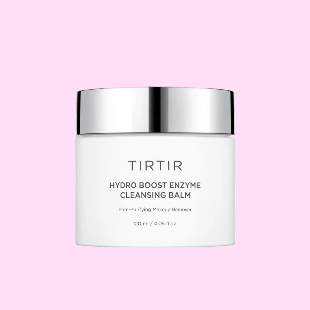 Korean cleansing balm TirTir Hydro Boost Enzyme packaging front - Overrated Korean Beauty & More