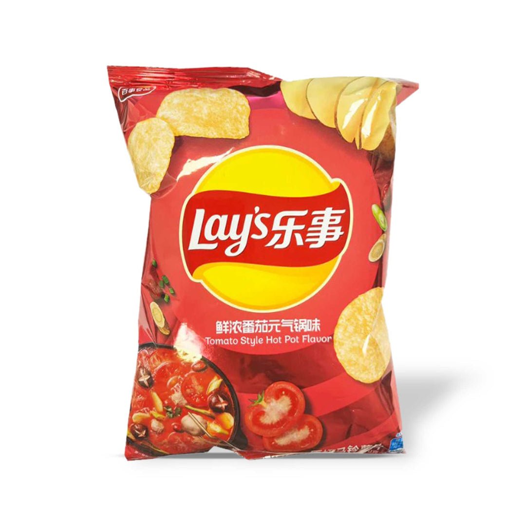 Tomato Hot Pot Lay's Potato Chips - OVERRATED